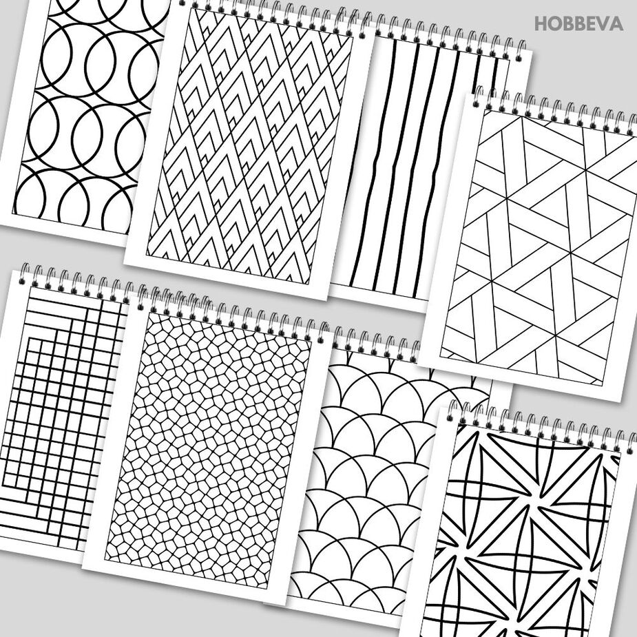 Tektūros - spalvinimo knyga 1